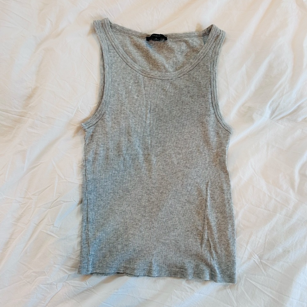 J.Crew Ribbed Cutaway Tank - Picture 3 of 4